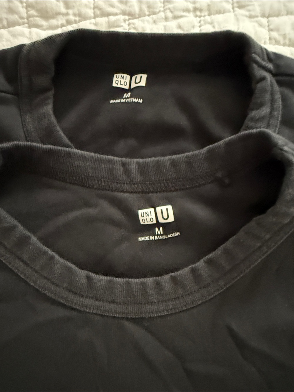 Uniqlo Black Crew Neck Short Sleeve Tee women’s set medium